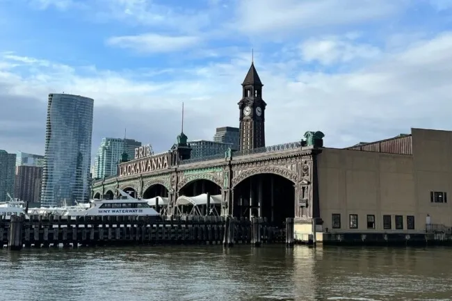 Christmas light installation in Cambridge, MA